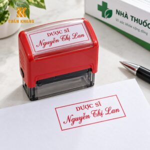 Khắc dấu dược sĩ