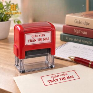 Khắc dấu giáo viên