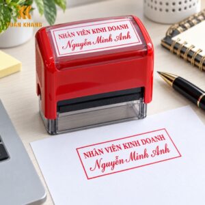 Khắc dấu nhân viên kinh doanh