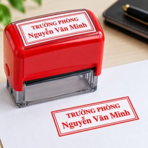 Khắc dấu trưởng phòng