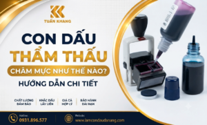 Con dấu thẩm thấu châm mực như thế nào