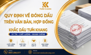 Quy định về đóng dấu giáp lai
