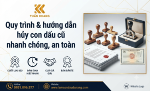 Hướng dẫn hủy con dấu cũ
