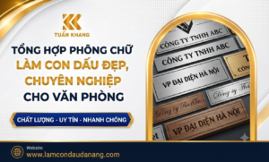 Tổng hợp phông chữ làm con dấu đẹp