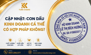 Con dấu hộ kinh doanh cá thể có hợp pháp không