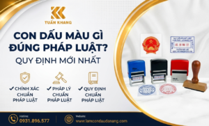 Con dấu màu gì đúng pháp luật