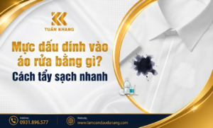 Mực dấu dính vào áo rửa bằng gì