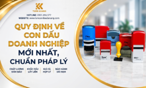 Quy định về con dấu doanh nghiệp mới nhất